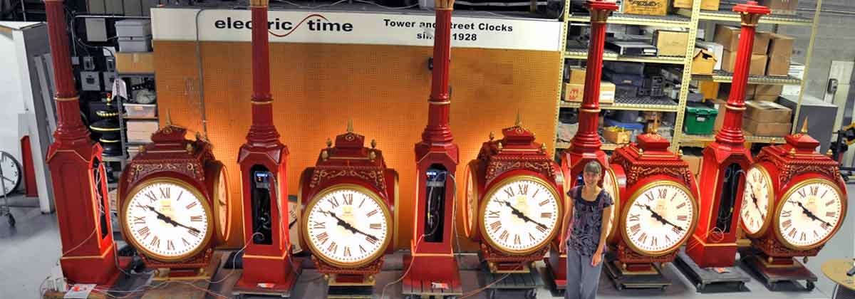 Multiple Street Clocks