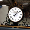 Scroll Mounted Exterior Pedestal Clock in the shop for Willis Fine Jewelers - Rockwall, TX