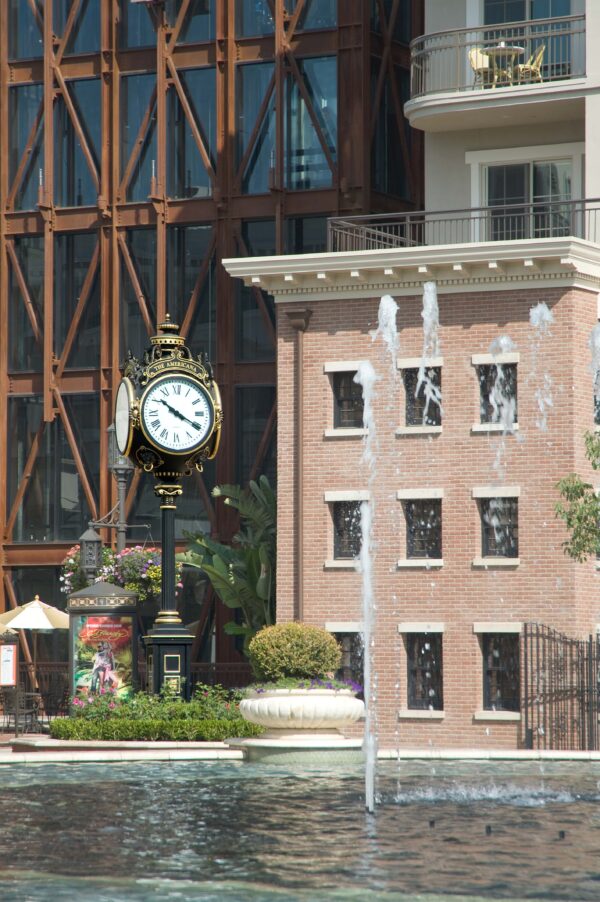 Photo of a Street Clock Seth Thomas Design at the Project Americana at Brand