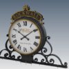 Rendering of Scroll Mounted Exterior Pedestal Clock for Willis Fine Jewelers - Rockwall, TX